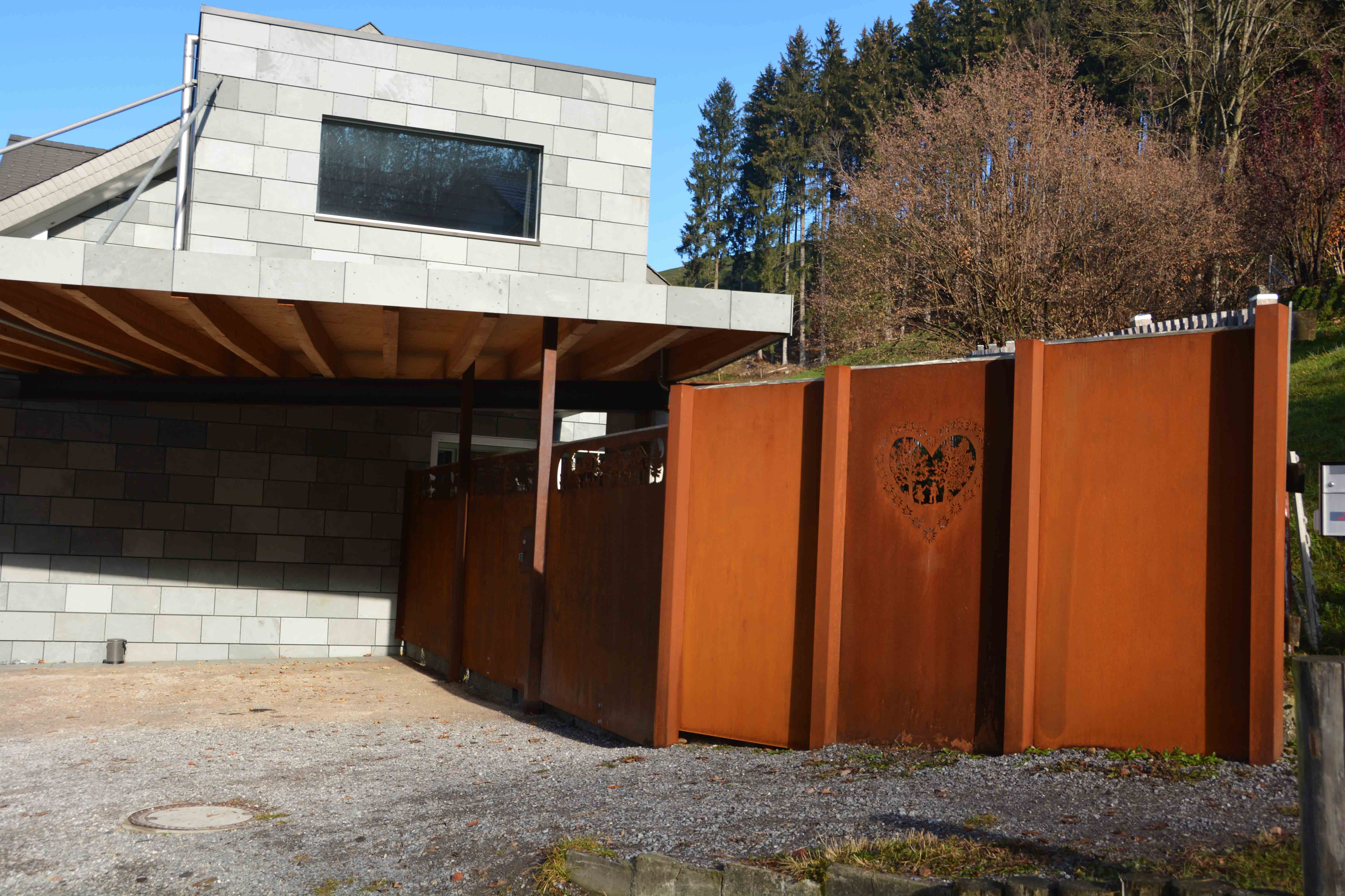 Sichtschutz - KollerMetallkunst.ch | Hofladen, Eisenkunst und